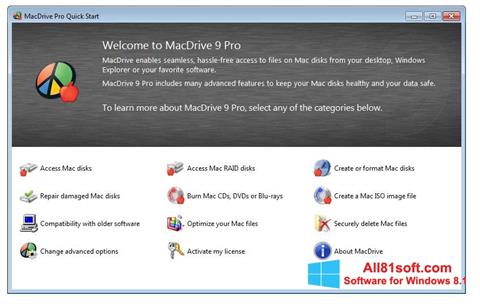צילום מסך MacDrive Windows 8.1