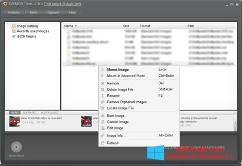 צילום מסך DAEMON Tools Ultra Windows 8.1
