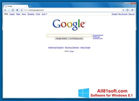 צילום מסך Google Chrome Beta Windows 8.1