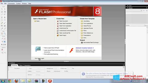 צילום מסך Macromedia Flash Player Windows 8.1