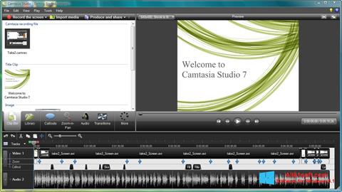 צילום מסך Camtasia Studio Windows 8.1