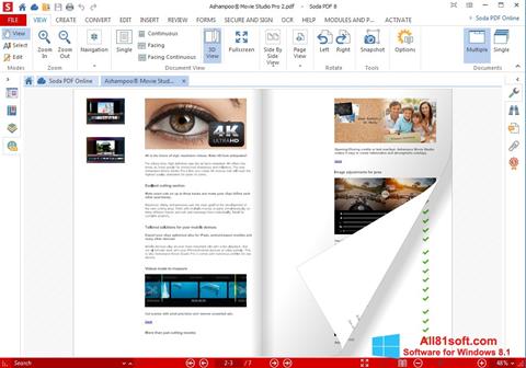 צילום מסך Soda PDF Windows 8.1