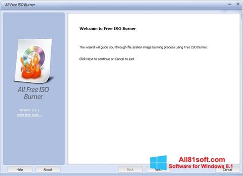צילום מסך ISO Burner Windows 8.1