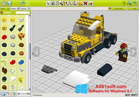 צילום מסך LEGO Digital Designer Windows 8.1