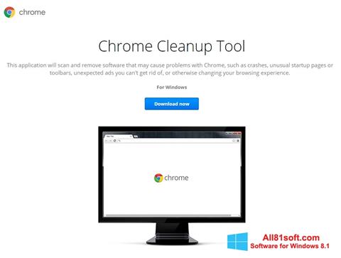 צילום מסך Chrome Cleanup Tool Windows 8.1