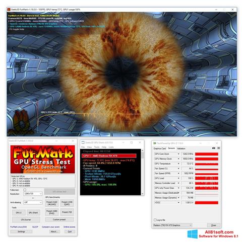 צילום מסך FurMark Windows 8.1