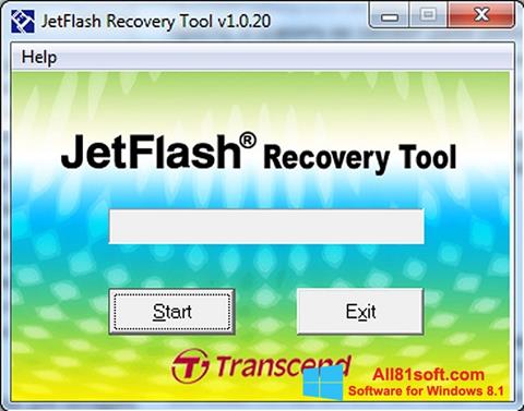 צילום מסך JetFlash Recovery Tool Windows 8.1