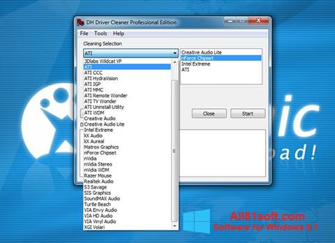 צילום מסך Driver Cleaner Windows 8.1