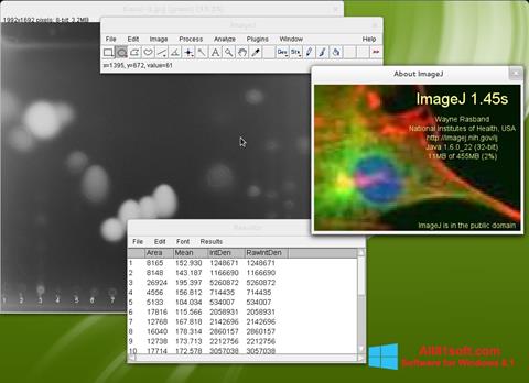 צילום מסך ImageJ Windows 8.1