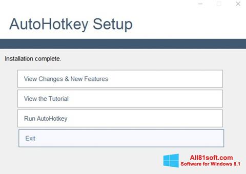 צילום מסך AutoHotkey Windows 8.1