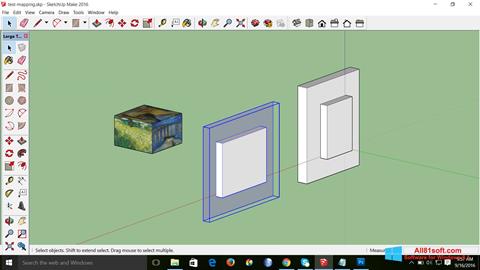 צילום מסך SketchUp Make Windows 8.1