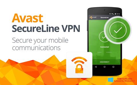 צילום מסך Avast SecureLine VPN Windows 8.1